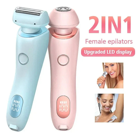 QuickSmooth™ 2-in-1 Epilator & Hair Remover – USB Powered, Effortless Smooth Skin